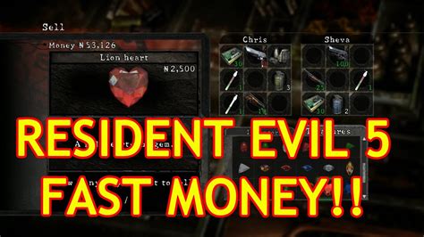 resident evil 5 money fast